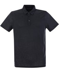 Majestic Filatures - Linen Short-sleeved Polo Shirt - Lyst