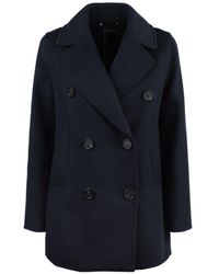 Max Mara - Double-Breasted Wool Caban - Lyst