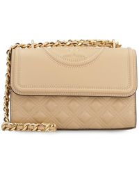 Tory Burch - Quilted Fleming Mini Shoulder Bag - Lyst