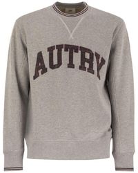 Autry - Crew-neck Sweatshirt With Logo - Lyst