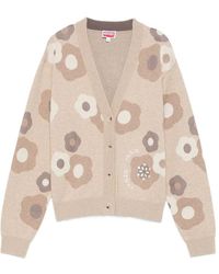 KENZO - Neutrals Knitwear - Lyst