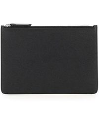 Maison Margiela - Grained Leather Small Pouch - Lyst