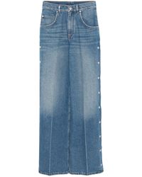 Stella McCartney - Stud-Embellished Jeans - Lyst