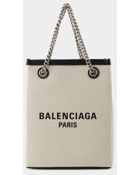 Balenciaga - Organic Canvas Phone Holder - Lyst