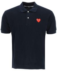 COMME DES GARÇONS PLAY - Heart Polo Shirt - Lyst
