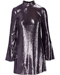 Aniye By - Kika Purple Sequins Dress - Lyst