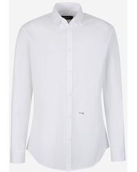 DSquared² - Cotton Poplin Shirt - Lyst
