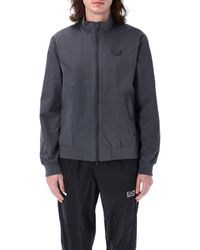 EA7 - Core Identity Recycled-Nylon Zip-Up Sweatshirt - Lyst