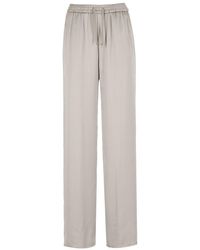 Herno - Casual Satin Trousers - Lyst