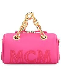 MCM - Leather Mini Handbag - Lyst