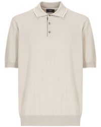 Peserico - Cotton Polo Shirt - Lyst