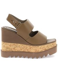 Stella McCartney - Elyse Platform Sandals With Wedge - Lyst