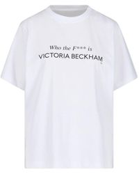 Victoria Beckham - Printed T-shirt - Lyst