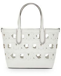 Michael Kors - Eliza Cut-Out Synthetic Leather Tote Bag - Lyst