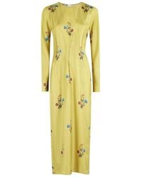 Marni - Floral Print Maxi Dress - Lyst