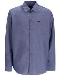 Emporio Armani - Cotton Shirt - Lyst