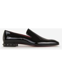 Christian Louboutin - Marquees Patent Leather Loafers - Lyst