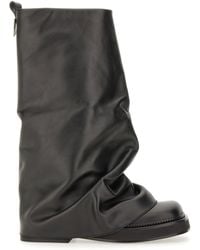 The Attico - Leather Ankle Boots 'Robin' - Lyst
