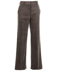 Antonelli - Trousers With Belt Loops - Lyst