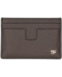 Tom Ford - Small Grain Leather Cardholder - Lyst
