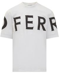 Ferragamo - Manifesto T-shirt - Lyst