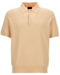 Brioni - Woven Knit Shirt Polo - Lyst