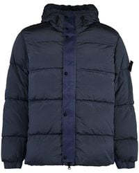 Stone Island - Down Jacket From The 'Nylon Metal' Collection - Lyst