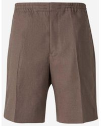 ZEGNA - Oasi Linen Bermuda Shorts - Lyst