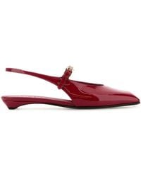 Prada - Leather Ballerinas - Lyst