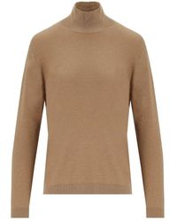 Weekend by Maxmara - Kiku Camel Turtleneck Jumper - Lyst