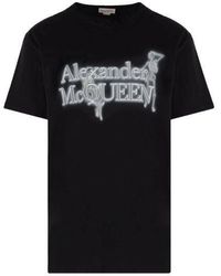 Alexander McQueen - Logo T Shirt Cotton, Printed. - Lyst