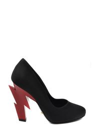 prada red pumps