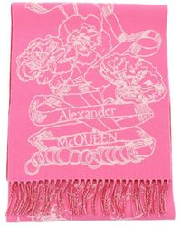 Alexander McQueen - Wool Reversibile Scarf - Lyst