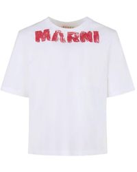 Marni - Logo T-Shirt - Lyst