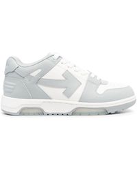 Off-White c/o Virgil Abloh - Off- Out Of Office Leather Sneakers - Lyst