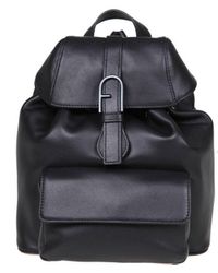 Furla - Flow S Leather Backpack - Lyst