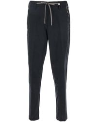 Myths - Pants With Elastic Drawstring Waist - Lyst