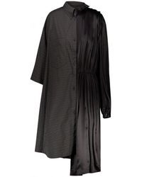 Balenciaga - Shirt Dress Clothing - Lyst