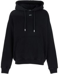 Off-White c/o Virgil Abloh - Relaxed-Fit Cotton Hoodie - Lyst
