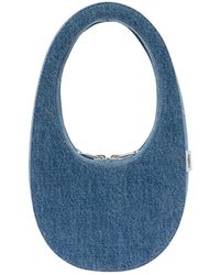 Coperni - 'Mini Swipe' Light Handbag With Embossed Logo - Lyst