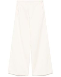 Forte Forte - Cotton Wide-Leg Trousers - Lyst
