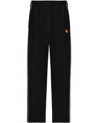 KENZO - Pop' Embroidered Straight Track Jogpants - Lyst