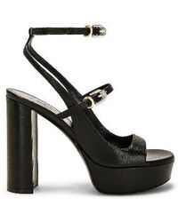 Givenchy - "voyou" Leather Sandals With Platform - Lyst