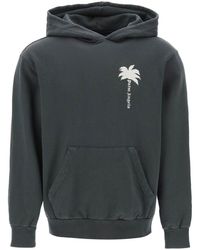 Palm Angels - The Palm Hooded Sweatshirt With - Lyst