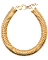 Vivynrosa - "Jerry" Block Organic Form Necklace Accessories - Lyst