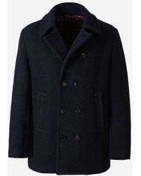 Etro - Double-breasted Wool Coat - Lyst