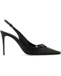 Dolce & Gabbana - Leather Slingback Décolleté Pumps - Lyst