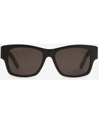 Balenciaga - Max Square Rectangular Sunglasses - Lyst