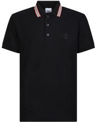 Burberry - Icon Stripe Collar Polo Shirt - Lyst