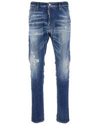 DSquared² - 'Cool Guy' Five-Pocket Jeans With Logo Patch - Lyst